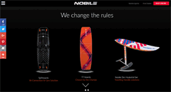 Desktop Screenshot of nobilekiteboarding.com